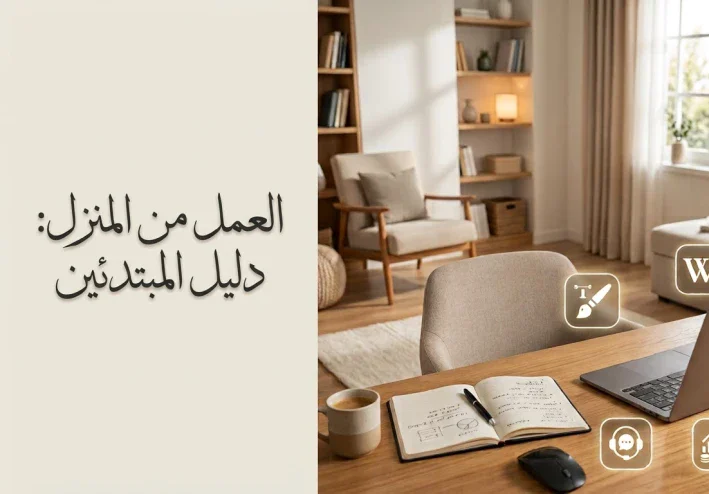 كيف تبدأ العمل من المنزل بدون خبرة؟ 10 أفكار عملية للمبتدئين