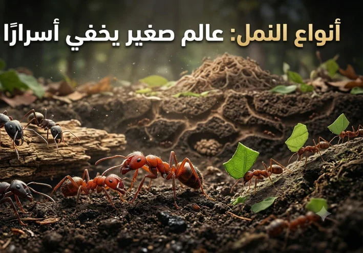 أنواع النمل: عالم صغير يخفي وراءه أسرارًا مذهلة
