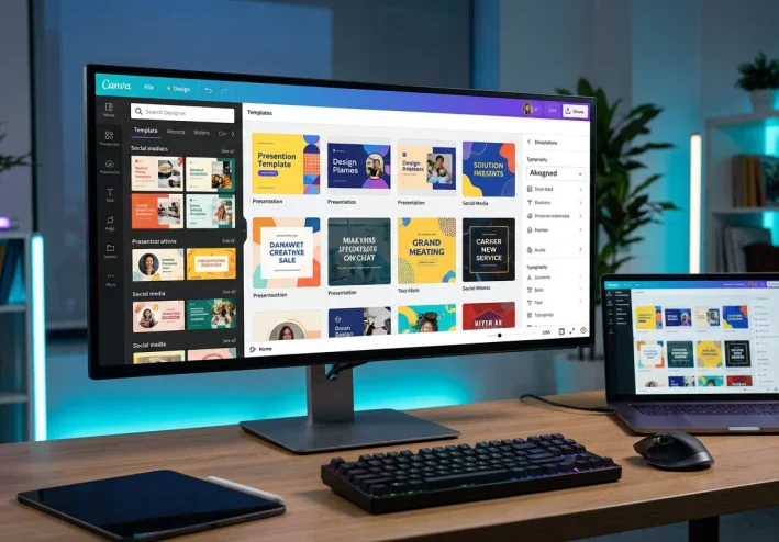 Canva : أداة بسيطة لتحويل أفكارك إلى تصاميم احترافية