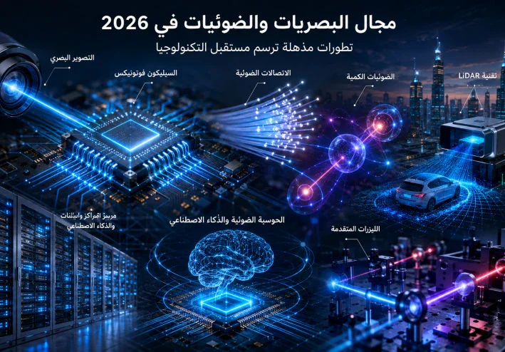 مجال البصريات والضوئيات في 2026: أحدث التطورات والأخبار التي ترسم مستقبل التكنولوجيا
