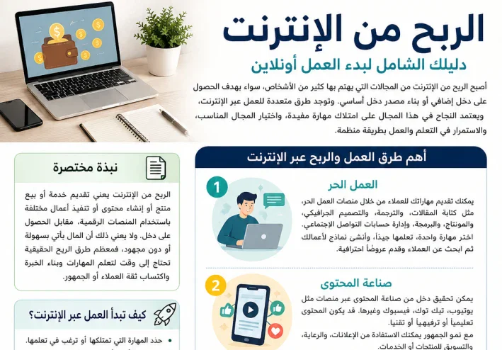 الربح من الإنترنت
