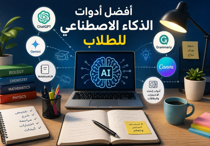 أفضل أدوات الذكاء الاصطناعي للطلاب في 2026