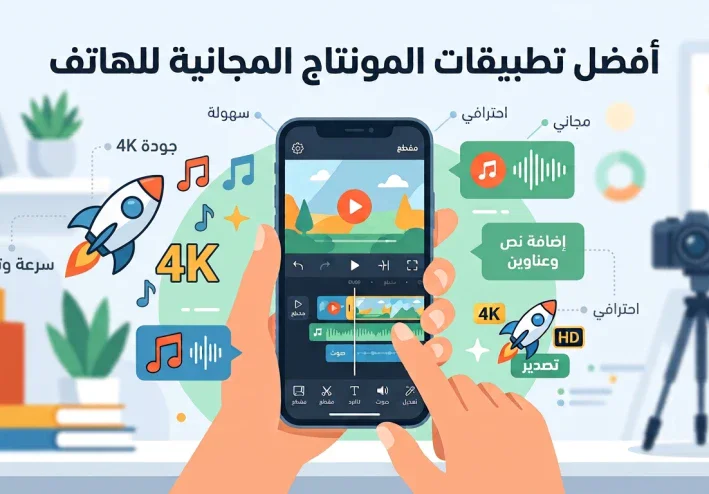 أفضل تطبيقات المونتاج وصناعة الفيديو للهاتف للمبتدئين