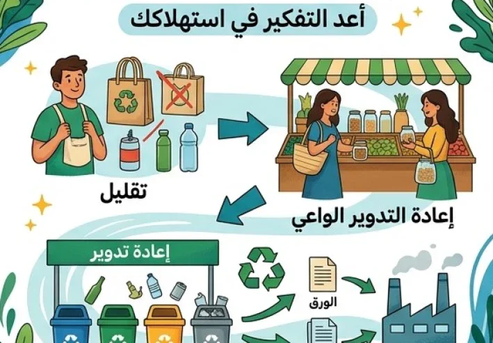 ثقافة إعادة الاستخدام قبل إعادة التدوير