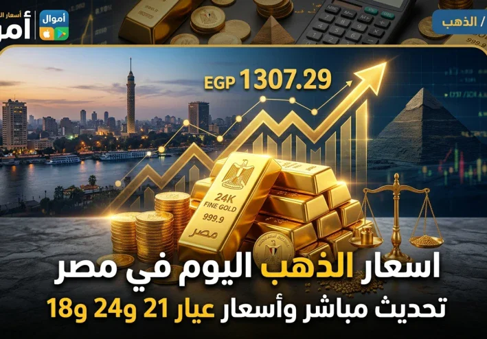 سعر الذهب اليوم في مصر الاثنين 24 أغسطس 2026.. عيار 21 يرتفع