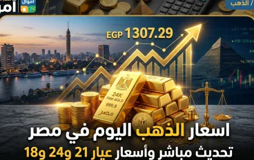 سعر الذهب اليوم في مصر الاثنين 24 أغسطس 2026.. عيار 21 يرتفع