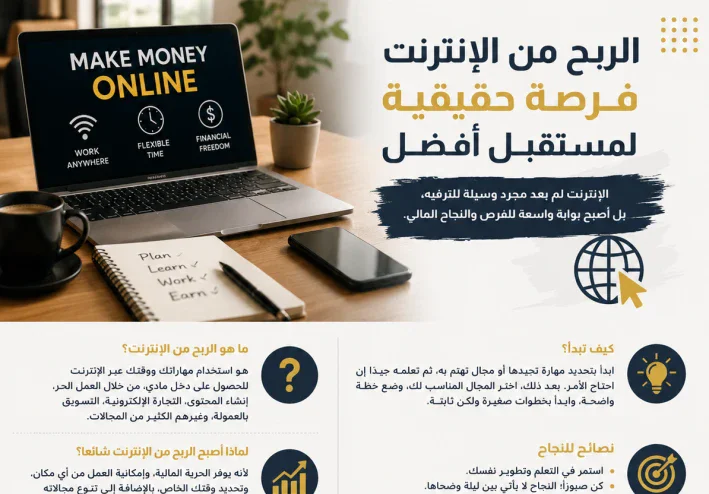 الربح من الإنترنت: 7 طرق عملية للمبتدئين