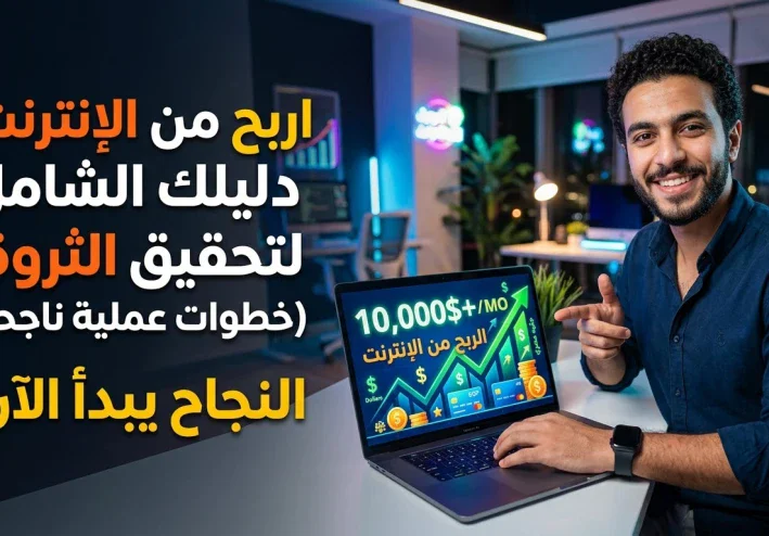 الربح من الإنترنت: إزاي تبدأ وتكسب فلوس من الصفر؟