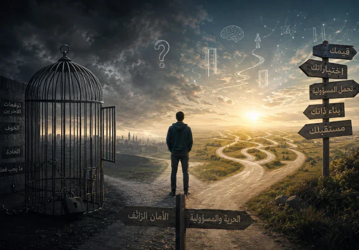 لماذا يخاف الإنسان من الحرية؟ عندما تصبح مسؤولية الاختيار أثقل من قيودها