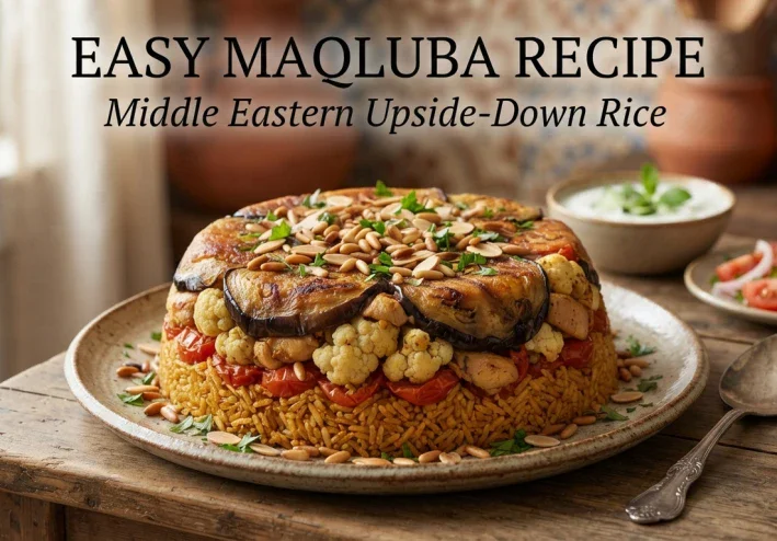 Easy Maqluba Recipe: Middle Eastern Upside-Down Rice