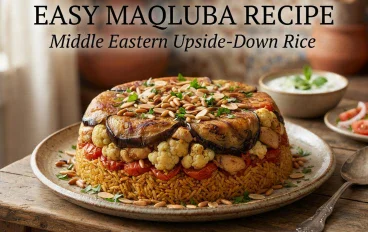 Easy Maqluba Recipe: Middle Eastern Upside-Down Rice