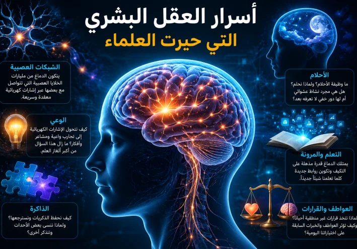 أسرار العقل البشري التي حيرت العلماء