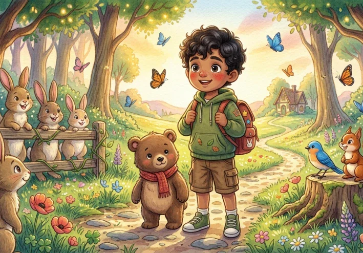 🐻 تيمو والدب الصغير الذي نسي طريقه