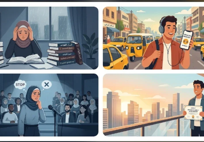 لماذا تفشل دائمًا في تعلم الإنجليزية؟ 7 أسباب خفية والحل العملي المجرب