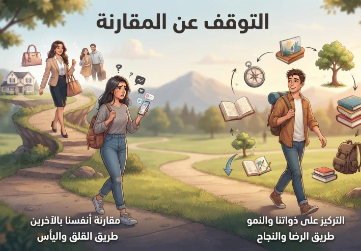 لماذا نقارن أنفسنا بالآخرين؟ وكيف نتوقف عن ذلك؟
