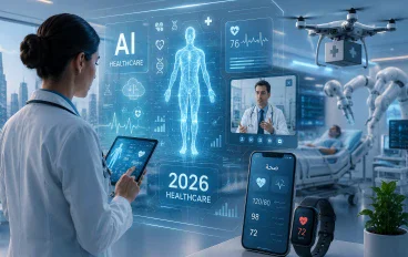 الرعاية الصحية في 2026.. الذكاء الاصطناعي والصحة الرقمية يرسمان مستقبل الطب