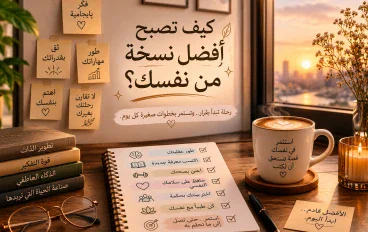 كيف تصبح أفضل نسخة من نفسك؟🍂