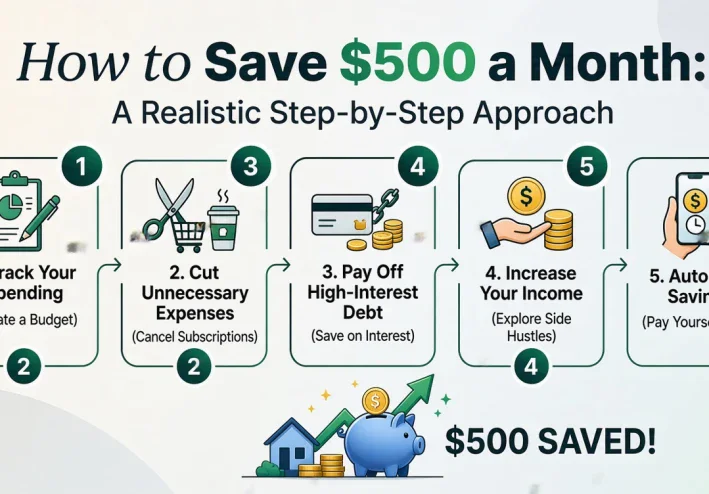 How to Save $500 a Month: A Realistic Step-by-Step Approach