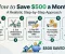 صورة مقال How to Save $500 a Month: A Realistic Step-by-Step Approach