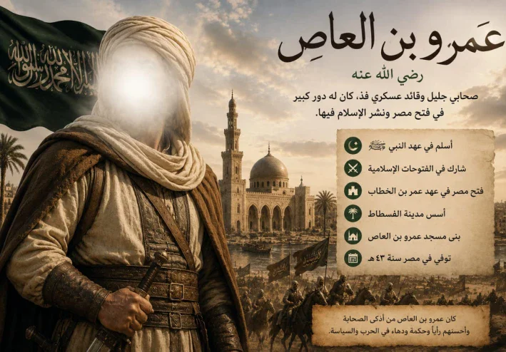 نبذه تاريخيه  عن عمرو بن العاص