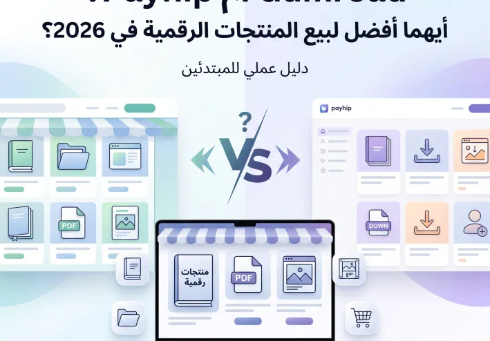 ؟Gumroad أم Payhip أيهما أفضل لبيع المنتجات الرقمية في 2026
