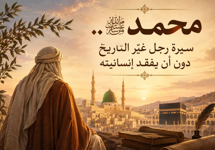 محمد ﷺ.. سيرة رجل غيّر التاريخ دون أن يفقد إنسانيته