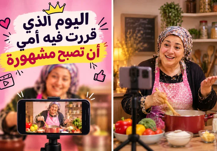 اليوم الذي قررت فيه أمي أن تصبح مشهورة 😂