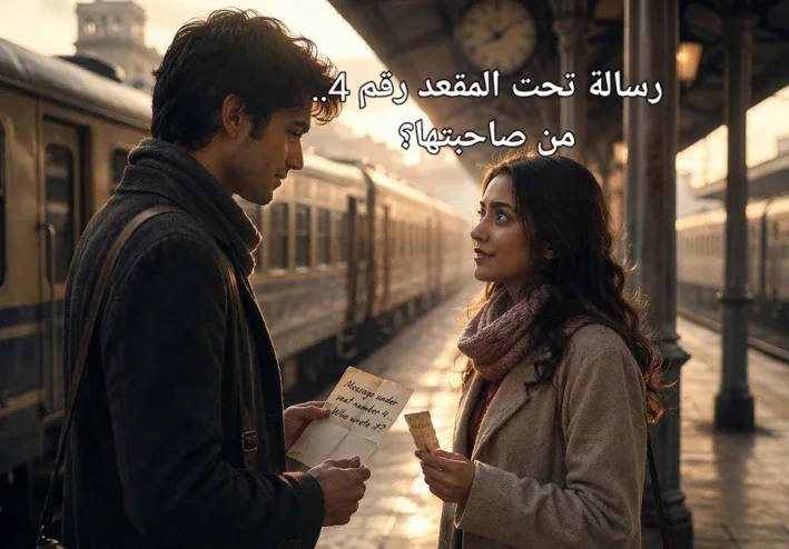 رسالة تحت المقعد رقم 4.. كيف جمعت تذكرة قطار ممزقة بين قلبين؟