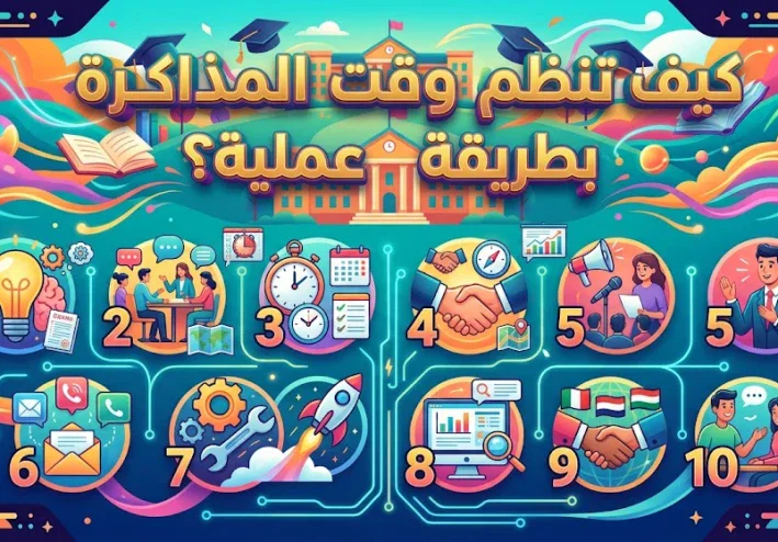كيف تنظم وقت المذاكرة بطريقة عملية؟.. لا تذاكر ساعات أطول، بل تعلّم كيف تجعل كل دقيقة لها قيمة