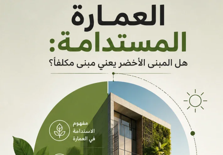 العمارة المستدامة: هل المبنى الأخضر يعني مبنى مكلفًا؟