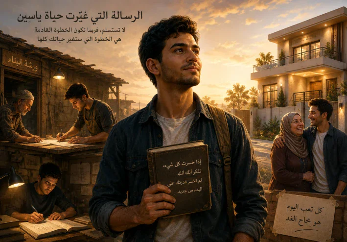 🌧️✨ الرسالة التي غيّرت حياة ياسين ✨