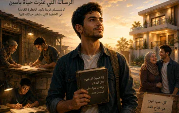 🌧️✨ الرسالة التي غيّرت حياة ياسين ✨
