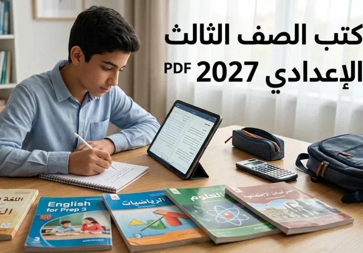 تحميل جميع كتب الصف الثالث الإعدادي الترم الأول 2027 PDF جميع المواد