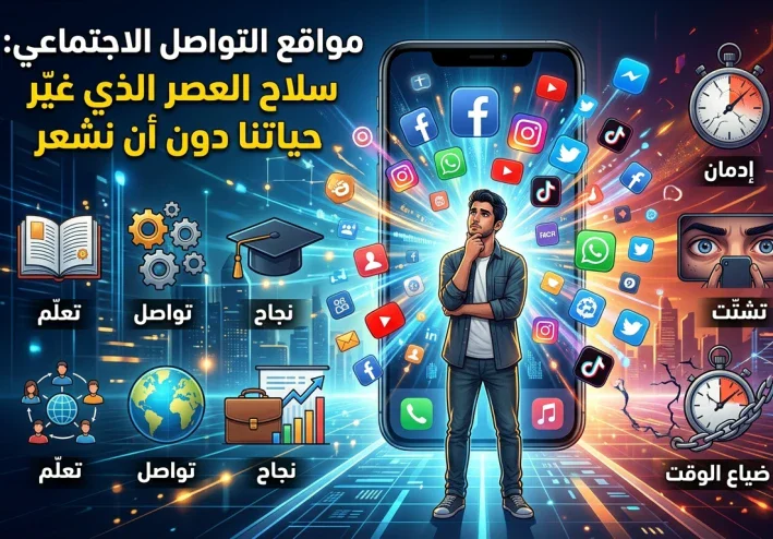 مواقع التواصل الاجتماعي بين صناعة النجاح وصناعة الإدمان: كيف غيّرت السوشيال ميديا طريقة تفكيرنا وحياتنا ودراستنا وعملنا