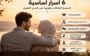 6 أسرار أساسية لاستمرار العلاقات وقوتها على المدى الطويل