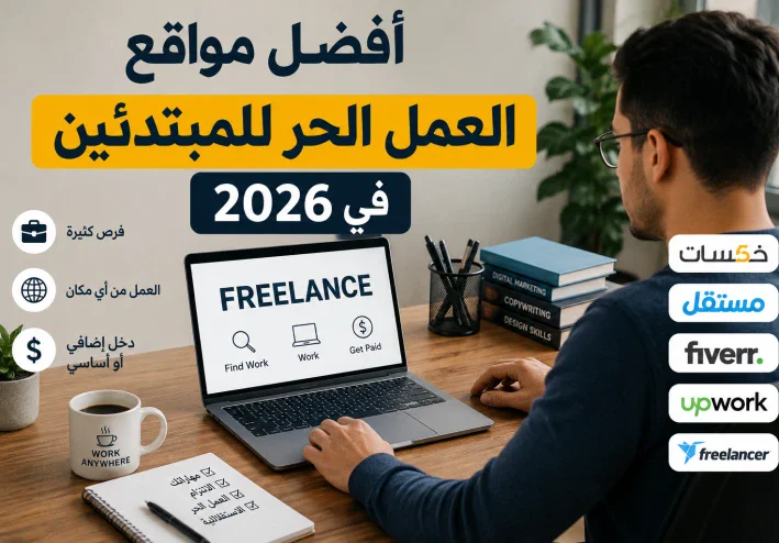 أفضل مواقع العمل الحر للمبتدئين في 2026