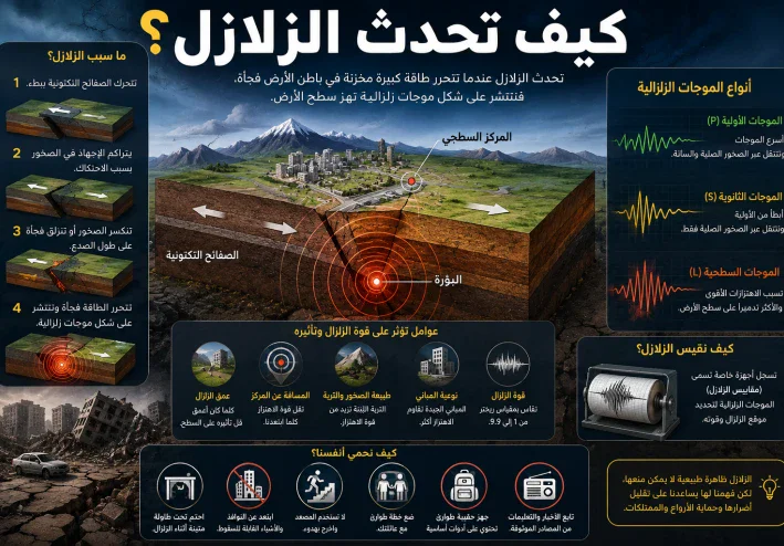 كيف تحدث الزلازل؟