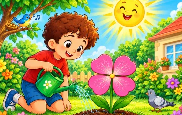 🌸 Sami and the Four-Petaled Flower