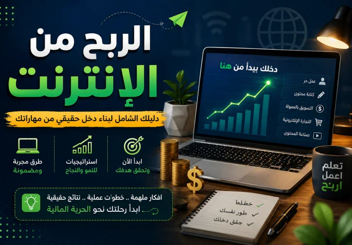 الربح من الإنترنت: أفضل الطرق لبناء دخل حقيقي من مهاراتك