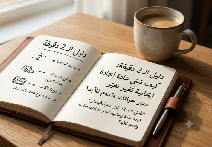 قاعدة الـ 2 دقيقة: دليل عملي للتغلب على التسويف وبدء العادات الإيجابية⏰