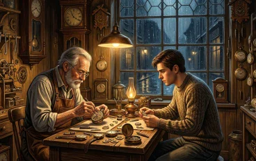 ⏳ صانع الساعات والزمن المفقود ⏳