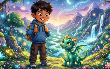 🐉 يزن والتنين الصغير الذي فقد نجمة قلبه