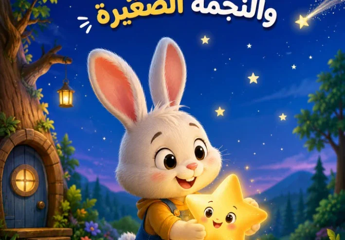 قصة الارنب لولو والنجمة الصغيره