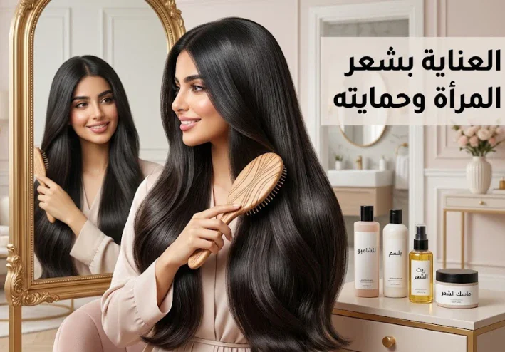 العناية بشعر المرأة وطرق حمايته وأحدث أساليب العناية بالشعر