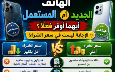 الهاتف المستعمل أم الجديد؟.. أيهما أوفر فعلًا؟ الإجابة ليست في سعر الشراء!