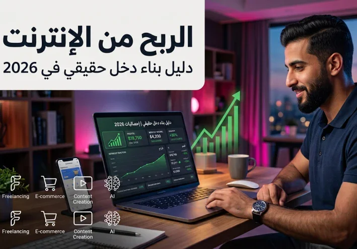 الربح من الإنترنت: دليلك الشامل لبناء دخل حقيقي من الإنترنت في 2026