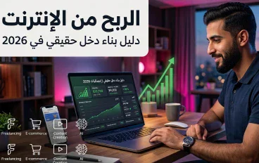 الربح من الإنترنت: دليلك الشامل لبناء دخل حقيقي من الإنترنت في 2026