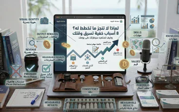 لماذا لا تنجز ما تخطط له؟ 8 أسباب خفية تسرق وقتك وكيف تستعيد سيطرتك على يومك