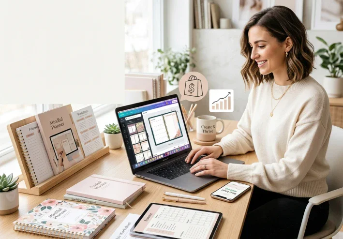 من التصميم إلى الربح: كيف تستخدم Canva لإنشاء منتجات رقمية وبيعها؟