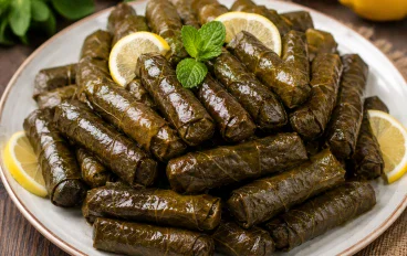 ورق عنب مصري ياسيدي علي الطعامة والحلاوة